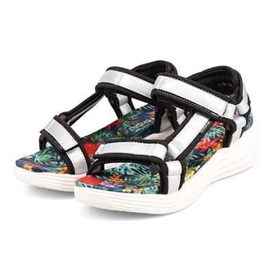 エル スポーツ ELLESPORT 軽量ウェッジスポーツサンダル  ESP12575 SILVER 23.0