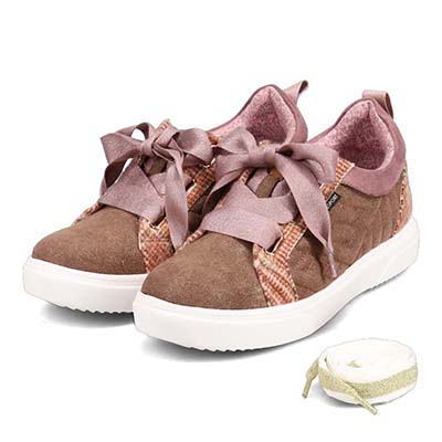 エル スポーツ ELLE SPORT スタイルアップリボンインヒールスニーカー　ESP12586V PINK/C 23.0