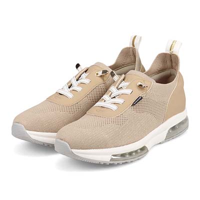 エル スポーツ ELLESPORT ニットスニーカー　ESP12593 BEIGE-M 23