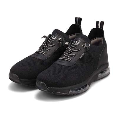 エル スポーツ ELLESPORT ニットスニーカー　ESP12593 BLACK 23