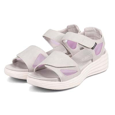 エル スポーツ ELLESPORT ベルクロサンダル　ESP12597 SILVER 23.0