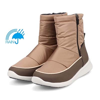 【3.5cm4時間防水設計】エル スポーツ ELLESPORT スッキリとしたラストが特徴 ナイロンブーツ　ESP12603 OAK 23.0