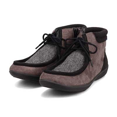 エル スポーツ ELLESPORT レースアップカジュアルブーツ　ESP14503 GRAY/C 23.0