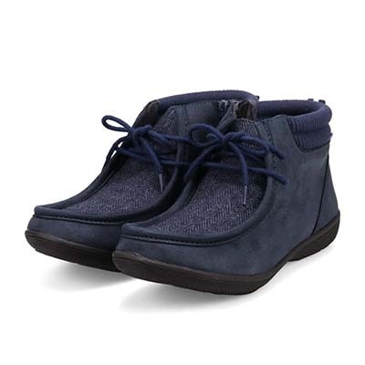 エル スポーツ ELLESPORT レースアップカジュアルブーツ　ESP14503 NAVY/C 23.0