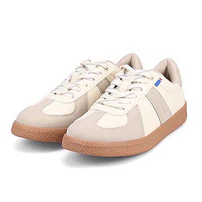 エル スポーツ ELLESPORT ジャーマントレーナースニーカー　ESP14508 WHITE 23.0