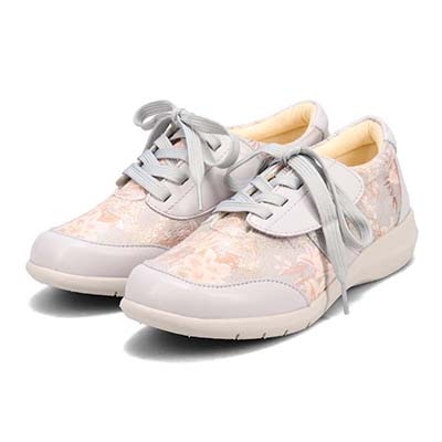 シティ ゴルフ City Golf  すっと履けるワンタッチレースアップシューズ  GFL1525 L-GRAY-PR 23.0