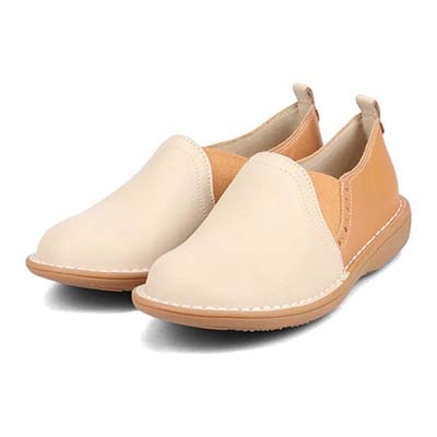 シティゴルフ Ｃｉｔｙ　Ｇｏｌｆ ゆったり足入れアウトステッチ製法のカジュアルシューズ　GFL20116 CAMEL/C 23.0