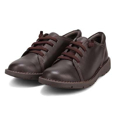 シティ ゴルフ City Golf  ゆったり足入れ アウトステッチ製法 レースアップカジュアルシューズ　GFL20126 D-BROWN 23.0