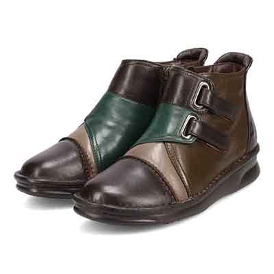 シティ ゴルフ City Golf  ゆったり足入れ アウトステッチ製法 カジュアルブーツ　GFL20128 OAK 23.0