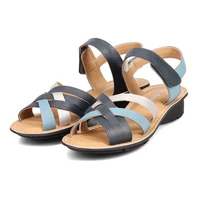 シティ ゴルフ City Golf  アウトステッチサンダル　GFL20135 BLUE M　(23.0～23.5)