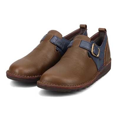 シティ ゴルフ City Golf  アウトステッチ製法のカジュアルシューズ　GFL20137 KHAKI 23.0