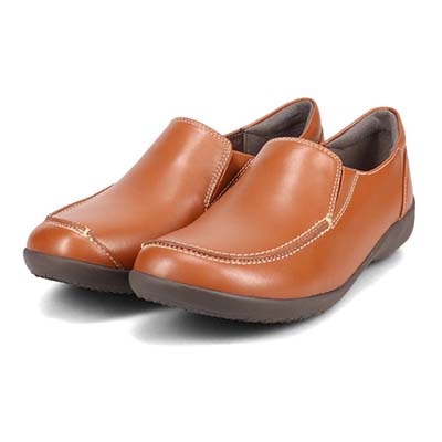 シティ ゴルフ City Golf  オブリークラスト　スリッポンカジュアルシューズ　GFL20142 CAMEL 23.0