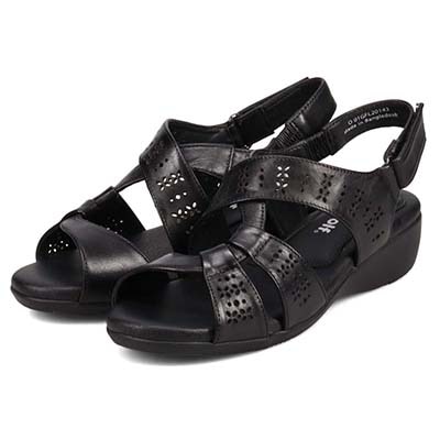 シティ ゴルフ City Golf  爽やかなサマーサンダル　GFL20143 BLACK M　(23.0～23.5)