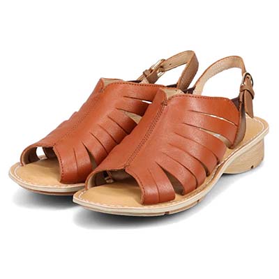 シティ ゴルフ City Golf  爽やかなサマーサンダル　GFL20145 RED･BROWN M　(23.0～23.5)