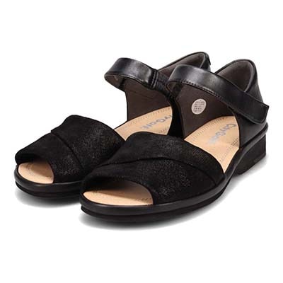 シティ ゴルフ City Golf  プラット製法のソフトカジュアルサンダル　GFL20146 BLACK M　(23.0～23.5)