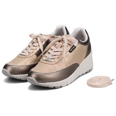 ゴルフトラベラー 晴雨兼用 コンフォートスニーカー プレミアムⅡ　GFL2103V GOLD 23.0