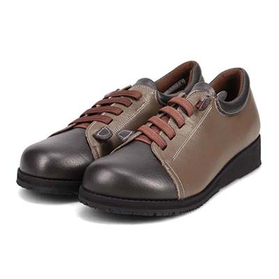 【防滑ソール】シティ ゴルフ City Golf  幅広５Eラストのレースアップカジュアルシューズ　GFL5301H GRAY/C 23.0