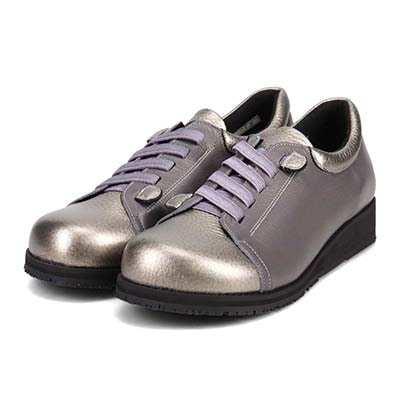 【防滑ソール】シティ ゴルフ City Golf  幅広５Eラストのレースアップカジュアルシューズ　GFL5301H GRAY/C 23.0