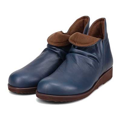 シティ ゴルフ City Golf  幅広５Eラストのカジュアルショートブーツ　GFL5305 NAVY 23.0