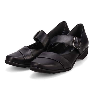 シティ ゴルフ City Golf  すっきりした3Eラストのストラップシューズ　GFL8300 BLACK 23.0