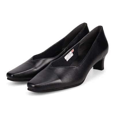 HIROKO KOSHINO Vカットベーシックパンプス　HKL5158 BLACK 23.0