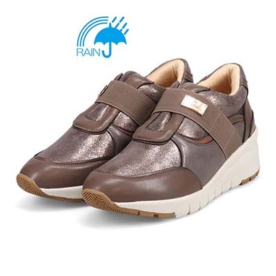 HIROKO KOSHINO ウェッジソールスニーカー　HKL6203 OAK/C 23.0