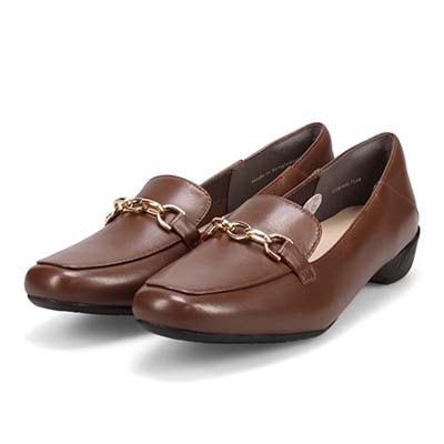 HIROKO KOSHINO  モールドソール・モカパンプス   HKL7524 BROWN 23.0