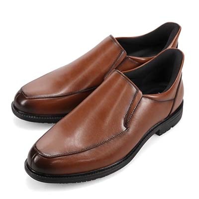 HIROKO KOSHINO HOMME  メンズ　スリッポンビジネスシューズ　HR7303 BROWN 25.0