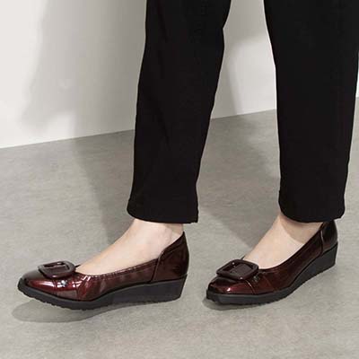 撥水加工】HIROKO KOSHINO FEMME 超軽量で履きやすいバックル 撥水加工】HIROKO KOSHINO FEMME 超軽量で履きやすいバックル