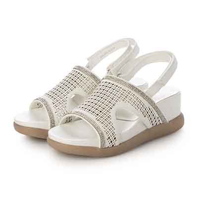 HIROKO KOSHINO FEMME ウェッジサンダル　HRL5010 IVORY M　(23.0～23.5)