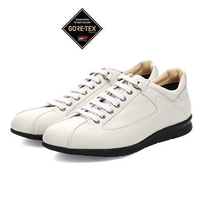 【GORE-TEX】マドラス madras ゴアテックス フットウェア レザースニーカー M5005G IVORY 25.0