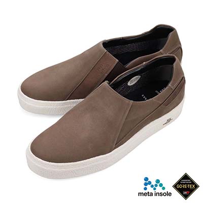 【GORE-TEX】マドラス madras 特許 リカバリーメタインソール搭載シューズ  スリッポンカジュアルシューズ　M510GMT GRAY-NUBUK 25.0
