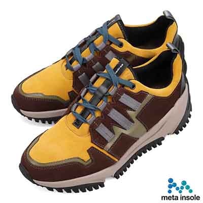マドラス madras 特許 リカバリーメタインソール搭載  レースアップカジュアルシューズ　M510MT YELLOW M  (25.0～25.5)