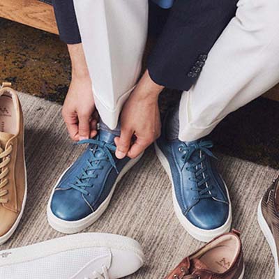 マドラス madras 特許 リカバリーメタインソール搭載シューズ  カジュアルレザースニーカー　M516MT BLUE 25.0