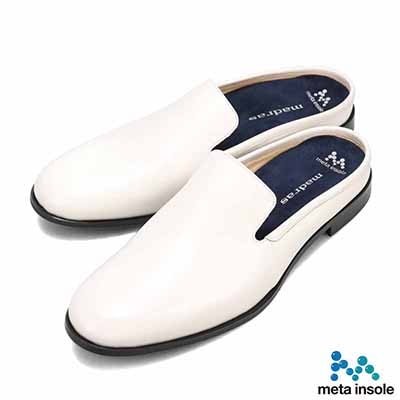 マドラス madras 特許 リカバリーメタインソール搭載シューズ  ハイエンドなレザーサボサンダル　M517MT WHITE M（25.0～25.5cm）