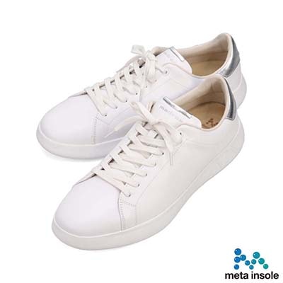 マドラス madras 特許 リカバリーメタインソール搭載シューズ シンプル極めた メンズコートスニーカーM5211MT WHITE/SILVER 25