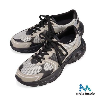 マドラス madras 特許 リカバリーメタインソール搭載シューズ メンズカジュアルスニーカー　M5231MT GRAY/BLACK 25.0