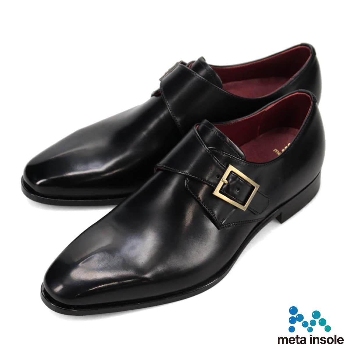 マドラス madras 特許 リカバリーメタインソール搭載シューズ  モンクストラップドレスシューズ　M559MT BLACK 25.0