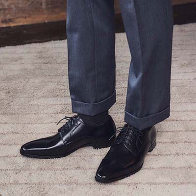 マドラス madras 特許 リカバリーメタインソール搭載シューズ  外羽根ストレートチップドレスシューズ　M642MT BLACK 25.0