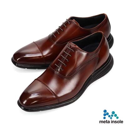 マドラス madras 特許 リカバリーメタインソール搭載シューズ  チゼルトウ 内羽根ストレートチップ リカバリードレススニーカー　M8834MT BROWN 25.0