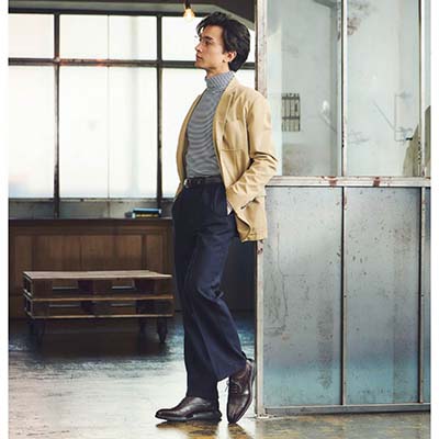 マドラス madras 特許 リカバリーメタインソール搭載シューズ  チゼルトウ 内羽根ストレートチップ リカバリードレススニーカー　M8834MT D-BROWN 25.0