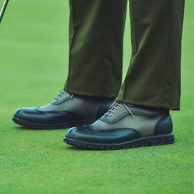 【ゴルフVer】マドラス madras 特許 リカバリーメタインソール搭載シューズ  4ｃｍ4時間防水 カジュアルレザーシューズ 　M8853MT NAVY/GRAY 25.0