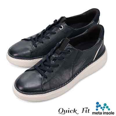 マドラス madras 特許 Recovery meta insole搭載シューズ  クイックフィット カジュアルレザースニーカー　M8884MT NAVY 25.0