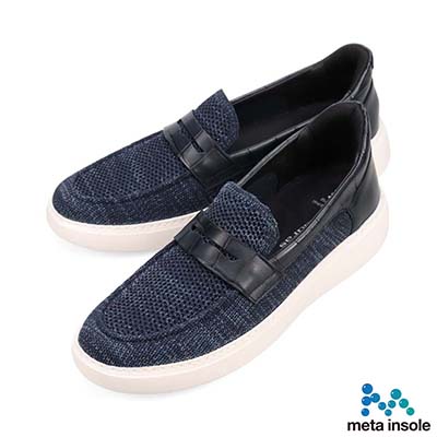 マドラス madras 特許 リカバリーメタインソール搭載シューズ メンズスリッポンニットスニーカー　M8888MT BLUE/NAVY 25.0