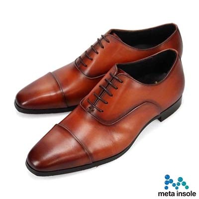 マドラス madras 特許 リカバリーメタインソール搭載シューズ  イタリアンカーフ 内羽根ストレートチップドレスシューズ　M923MT BROWN 25.0