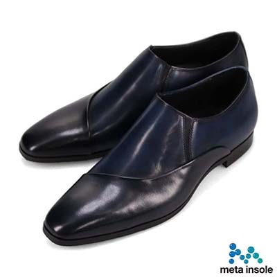 マドラス madras 特許 リカバリーメタインソール搭載シューズ  イタリアンカーフ スリッポンドレスシューズ　M925MT BLUE/NAVY 25.0