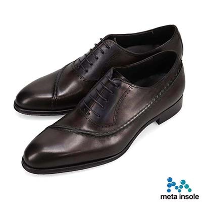 マドラス madras 特許 リカバリーメタインソール搭載シューズ  イタリアンカーフ プレーントゥドレスシューズ　M933MT NAVY/D-GRAY 25.0