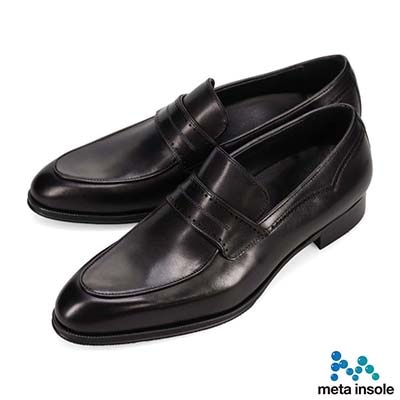 マドラス madras 特許 リカバリーメタインソール搭載シューズ  イタリアンカーフ ローファー　M935MT BLACK 25.0