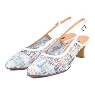 【マドラス東京ファクトリー製】バックバンドチュールパンプス MAL0040S BLUE/C 23.0