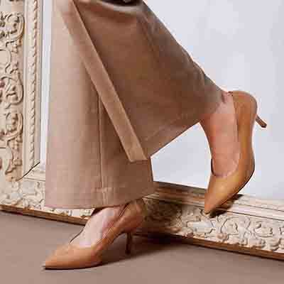 マドラス madras 特許 リカバリーメタインソール搭載 7.0cm  ポインテッドトゥパンプス MAL9105MT BEIGE-ENAMEL 23.0